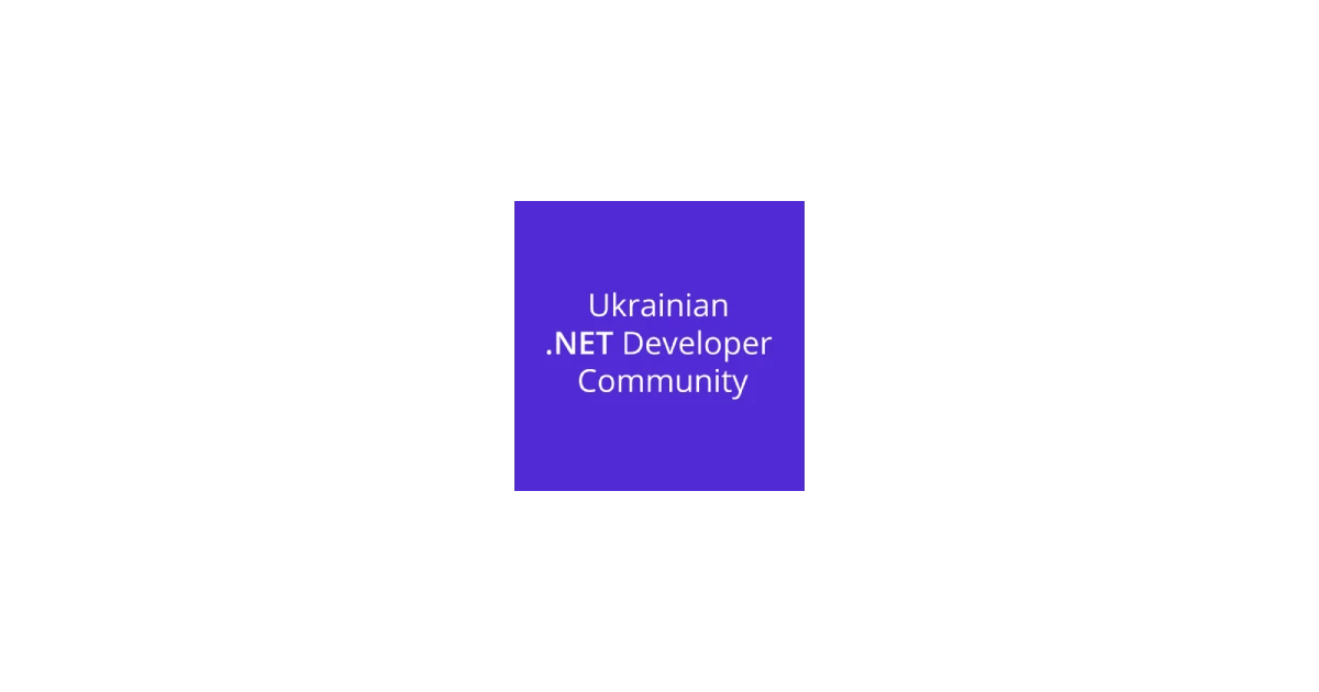 Ukrainian .NET Developer Community